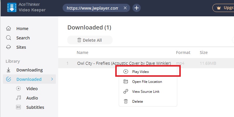 download jwplayer videos vk step3