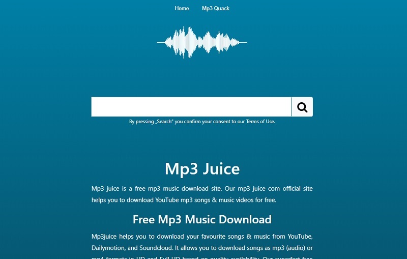 mp3juice main page