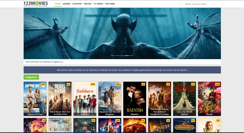 123movies interface