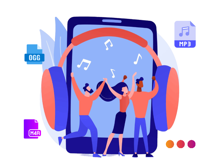 多様な音声フォーマット