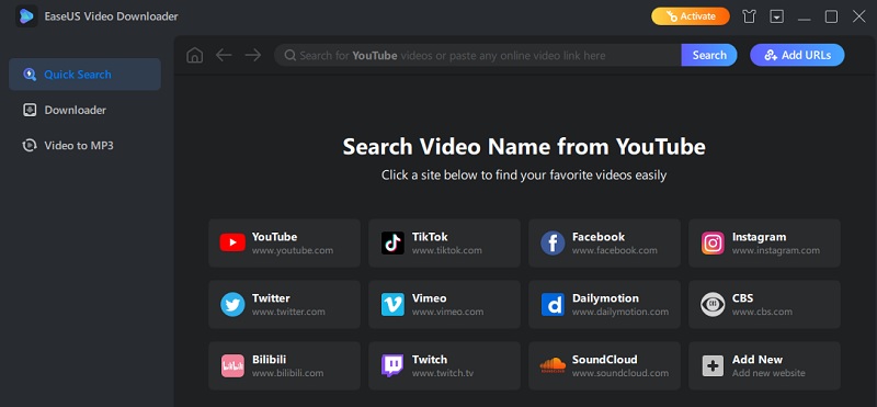 download multiple youtube videos to mp3 with easeus video downloader